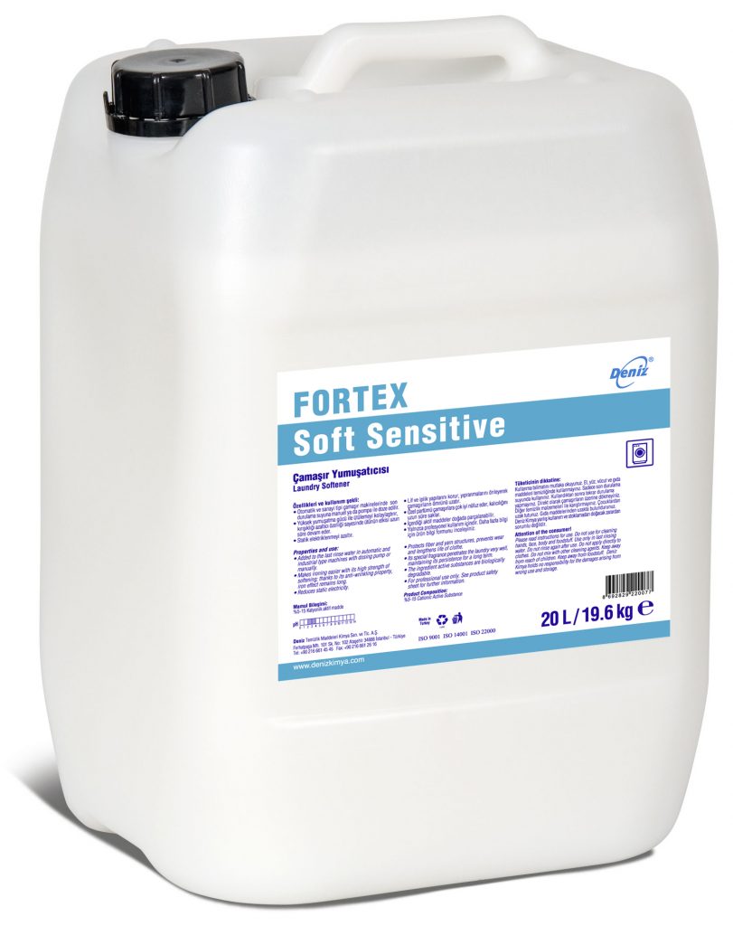 Deniz Fortex Soft Sensitive Çamaşır Yumuşatıcısı 20 Kg